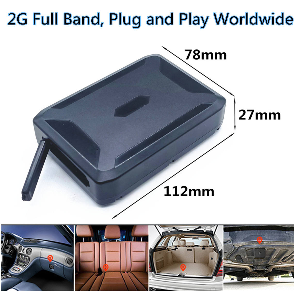 CA-P3B super magnetic GPS tracker For assets tracking 